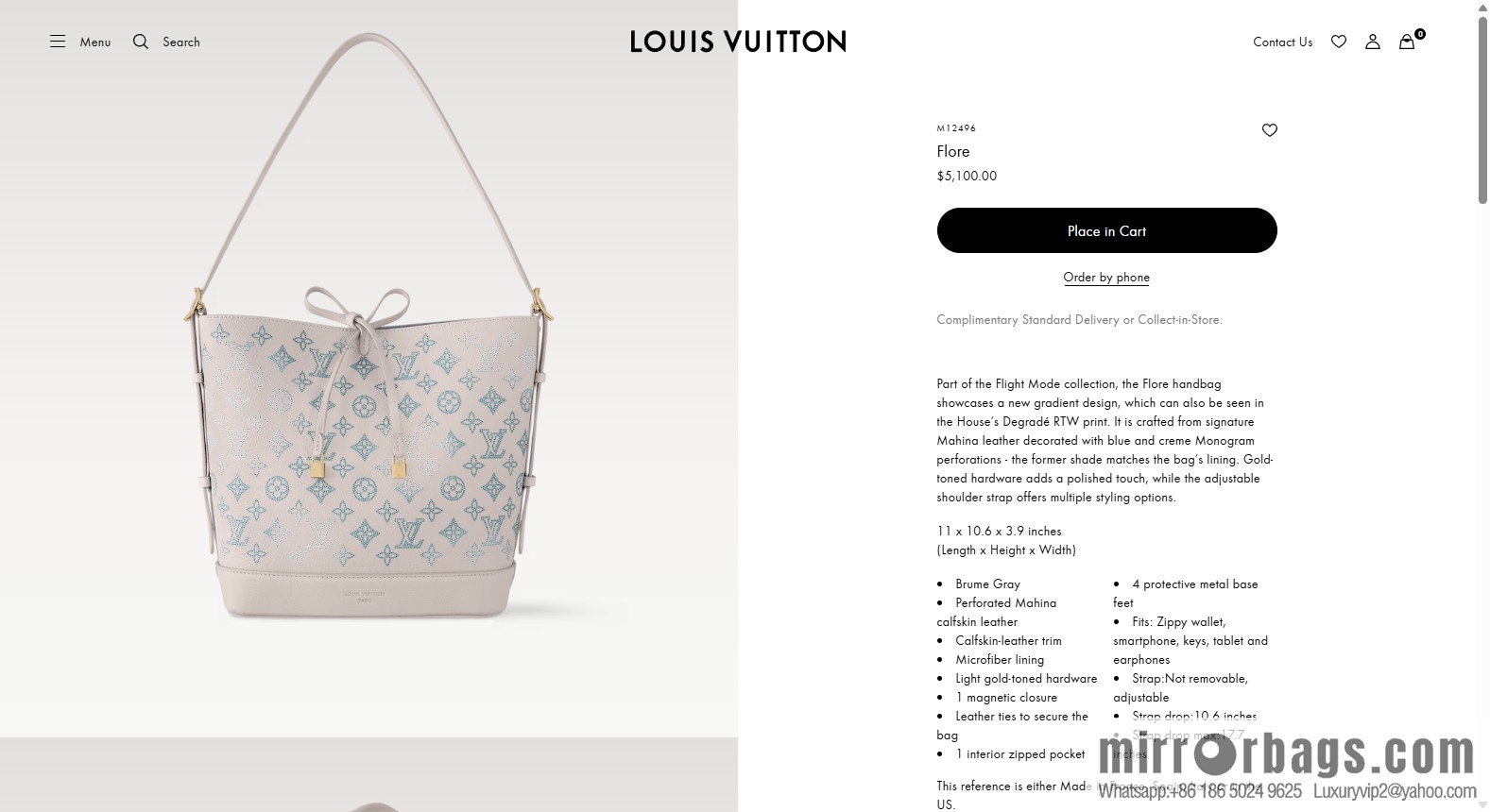 LV M12496 Flores