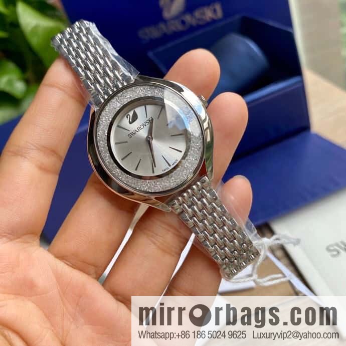 Swarovski. The same series at the Swarovski counter: Crystalline Aura watch