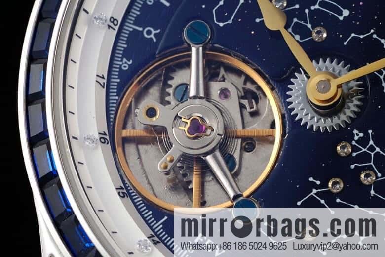 RMS new Beidou Star Orbital Flywheel JL product. Replica Luxury Handbag, Master Series, Orbital Flywheel, inlaid with sand gold stone literal watch