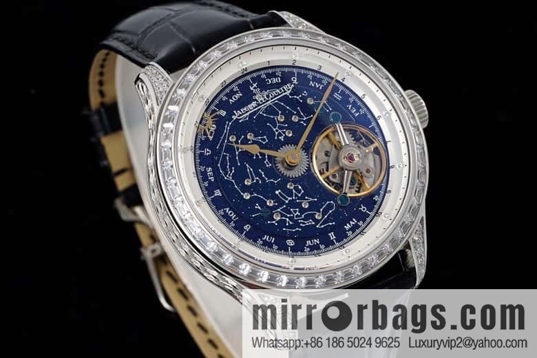 RMS new Beidou Star Orbital Flywheel JL product. Replica Luxury Handbag, Master Series, Orbital Flywheel, inlaid with sand gold stone literal watch