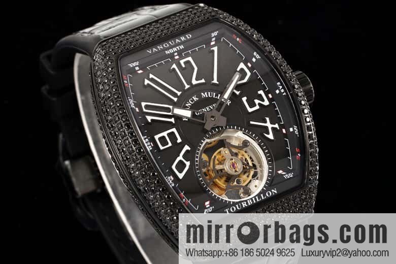Frank Muller V45 Vanguard Tourbillon Series Original Complex Franck Muller Tourbillon Movement Watch