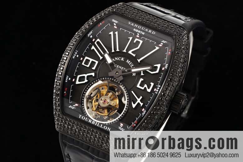 Frank Muller V45 Vanguard Tourbillon Series Original Complex Franck Muller Tourbillon Movement Watch