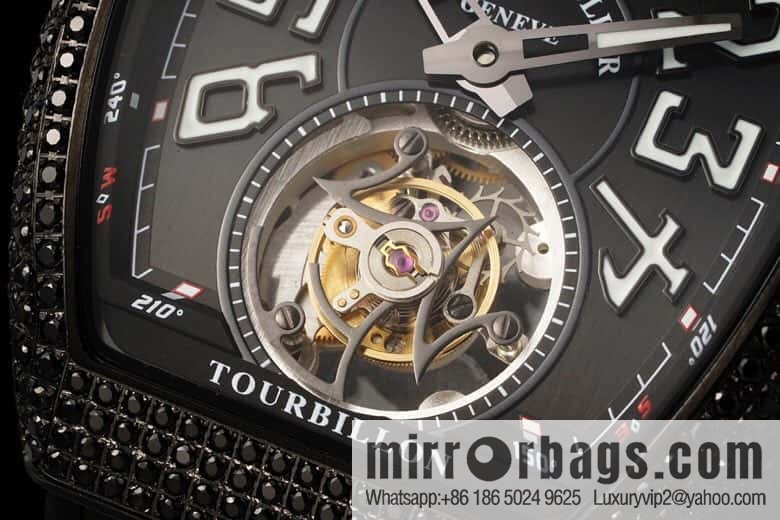 Frank Muller V45 Vanguard Tourbillon Series Original Complex Franck Muller Tourbillon Movement Watch