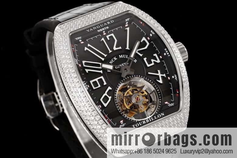 Frank Muller V45 Vanguard Tourbillon Series Original Complex Franck Muller Tourbillon Movement Watch