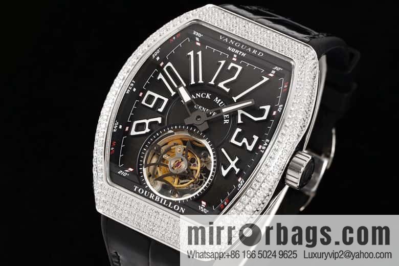 Frank Muller V45 Vanguard Tourbillon Series Original Complex Franck Muller Tourbillon Movement Watch