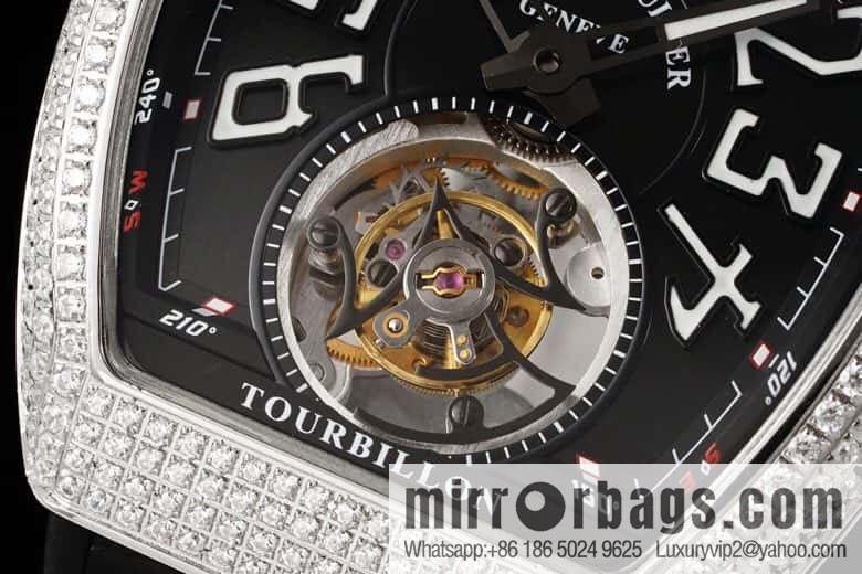 Frank Muller V45 Vanguard Tourbillon Series Original Complex Franck Muller Tourbillon Movement Watch