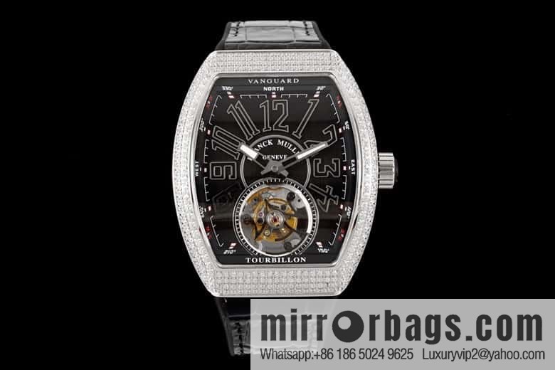 Frank Muller V45 Vanguard Tourbillon Series Original Complex Franck Muller Tourbillon Movement Watch