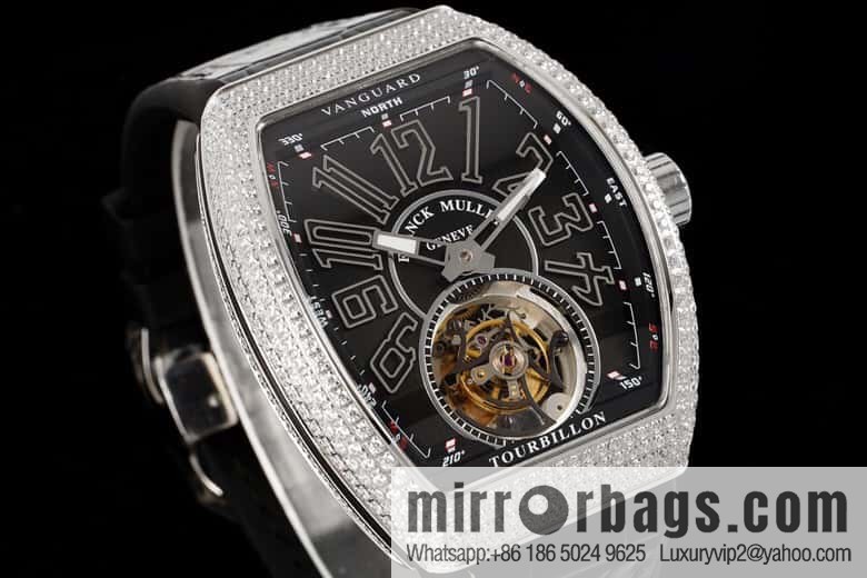 Frank Muller V45 Vanguard Tourbillon Series Original Complex Franck Muller Tourbillon Movement Watch