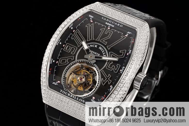 Frank Muller V45 Vanguard Tourbillon Series Original Complex Franck Muller Tourbillon Movement Watch