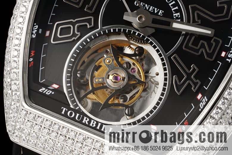 Frank Muller V45 Vanguard Tourbillon Series Original Complex Franck Muller Tourbillon Movement Watch
