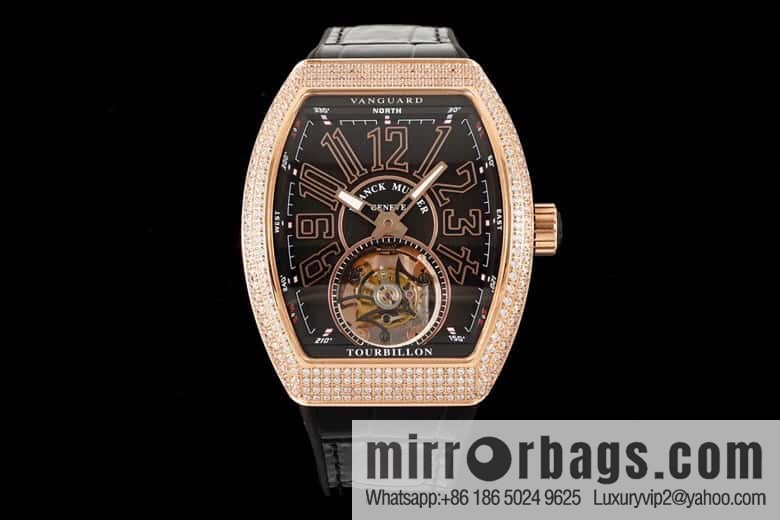 Frank Muller V45 Vanguard Tourbillon Series Original Complex Franck Muller Tourbillon Movement Watch