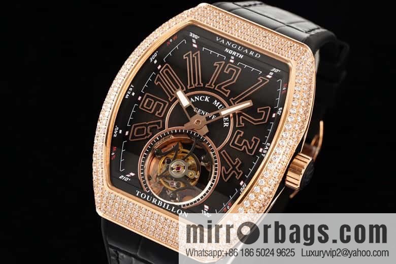 Frank Muller V45 Vanguard Tourbillon Series Original Complex Franck Muller Tourbillon Movement Watch