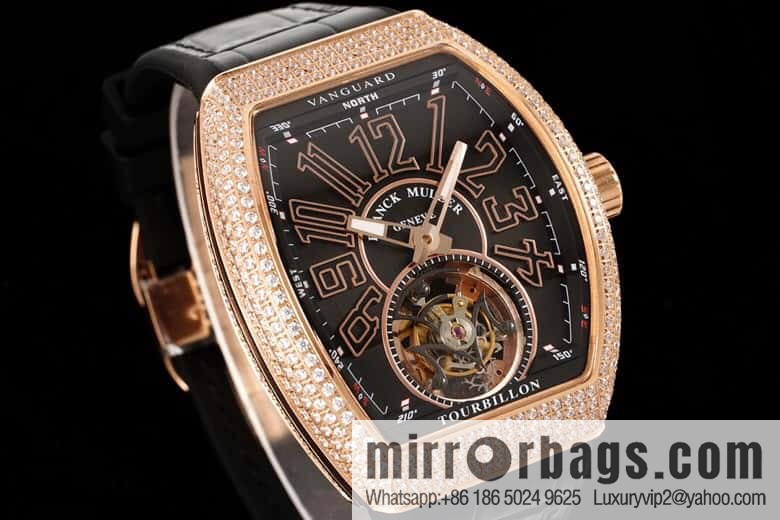 Frank Muller V45 Vanguard Tourbillon Series Original Complex Franck Muller Tourbillon Movement Watch