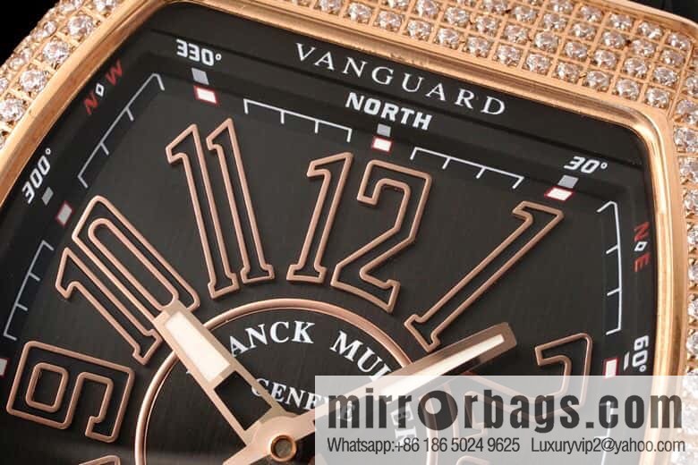 Frank Muller V45 Vanguard Tourbillon Series Original Complex Franck Muller Tourbillon Movement Watch