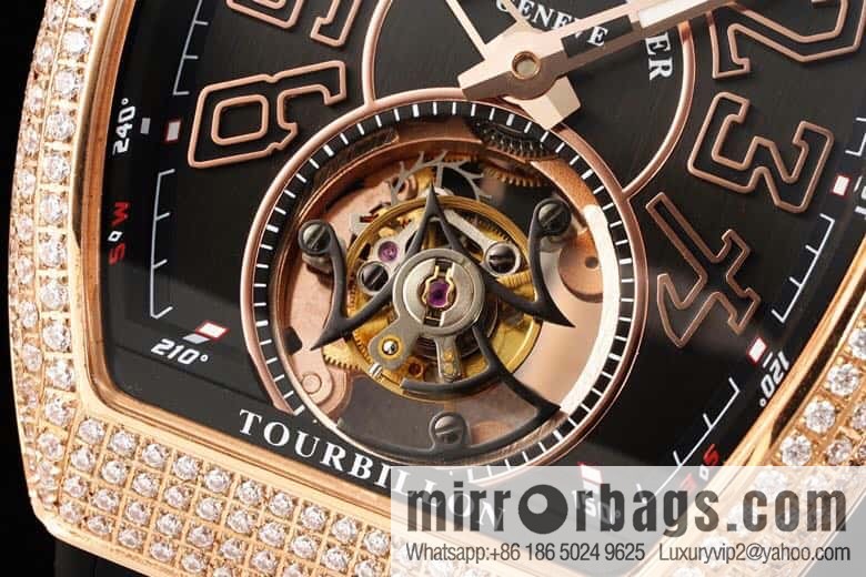 Frank Muller V45 Vanguard Tourbillon Series Original Complex Franck Muller Tourbillon Movement Watch