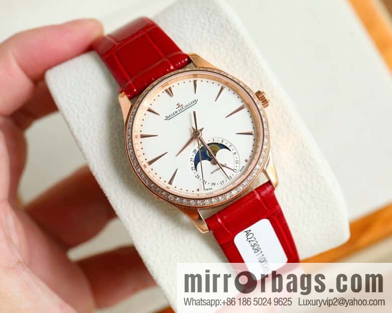 Jaeger-LeCoultre Moon Phase Master Series 1252501 Women's Real Diamond Watch