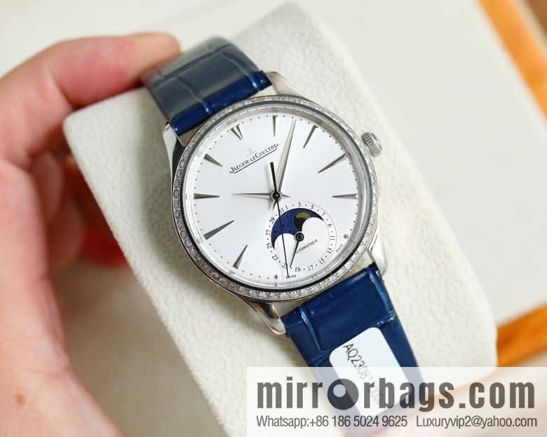 Jaeger-LeCoultre Moon Phase Master Series 1252501 Women's Real Diamond Watch