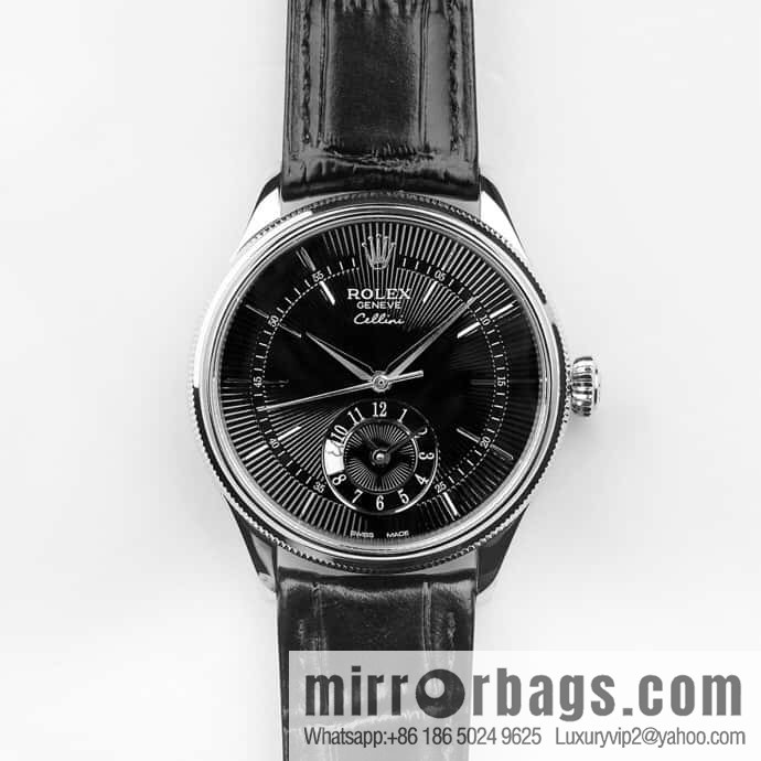 EW Rolex Cellini Log GMT Function Day and Night Function 39 mm Diameter Watch