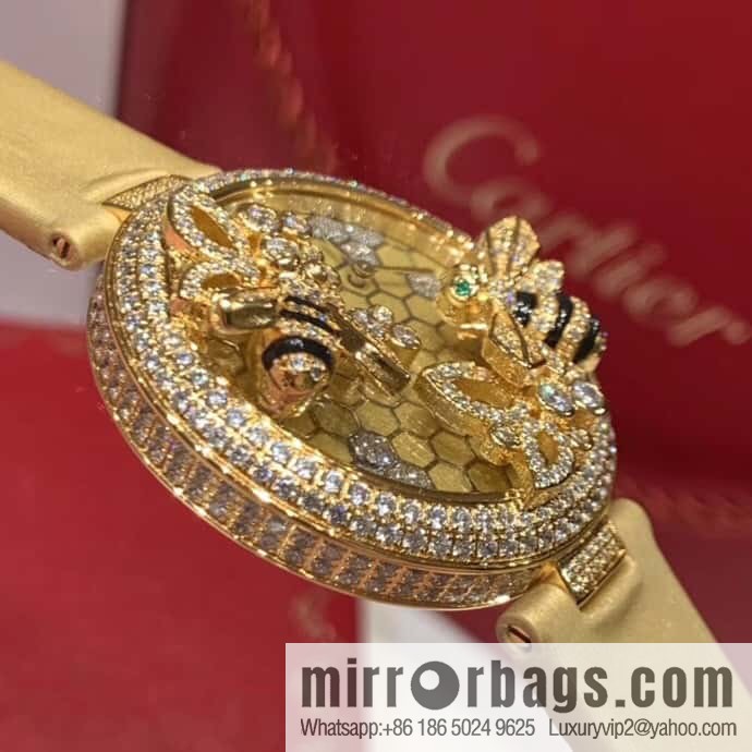 Cartier C White Bee Creative Gemstone Series 40mm Dial