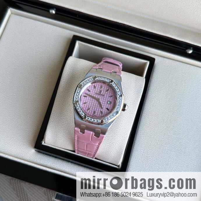 Alligator Leather RF Factory, Audemars Piguet Royal Oak Series Model 67601 Quartz Watch