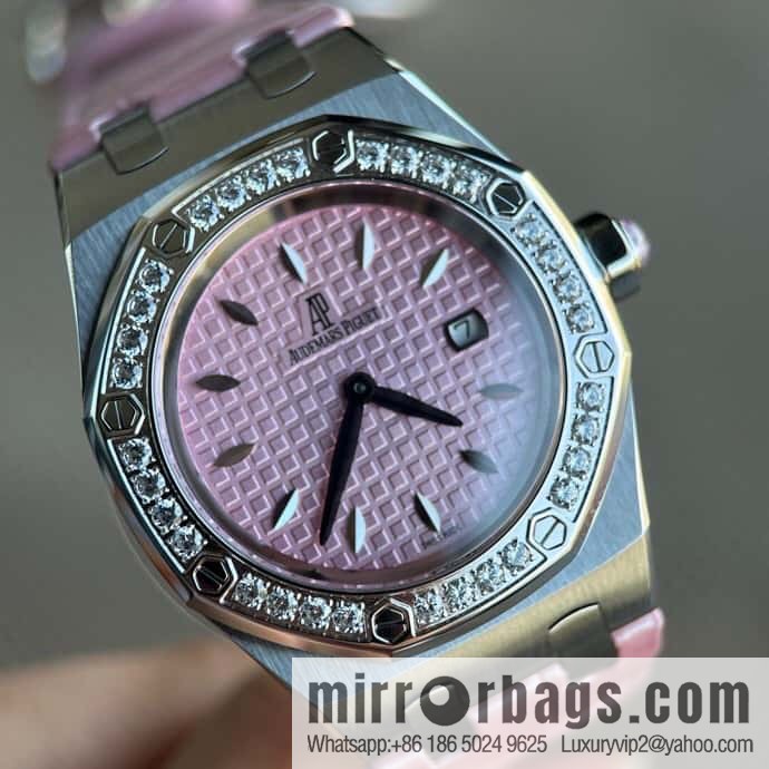 Alligator Leather RF Factory, Audemars Piguet Royal Oak Series Model 67601 Quartz Watch
