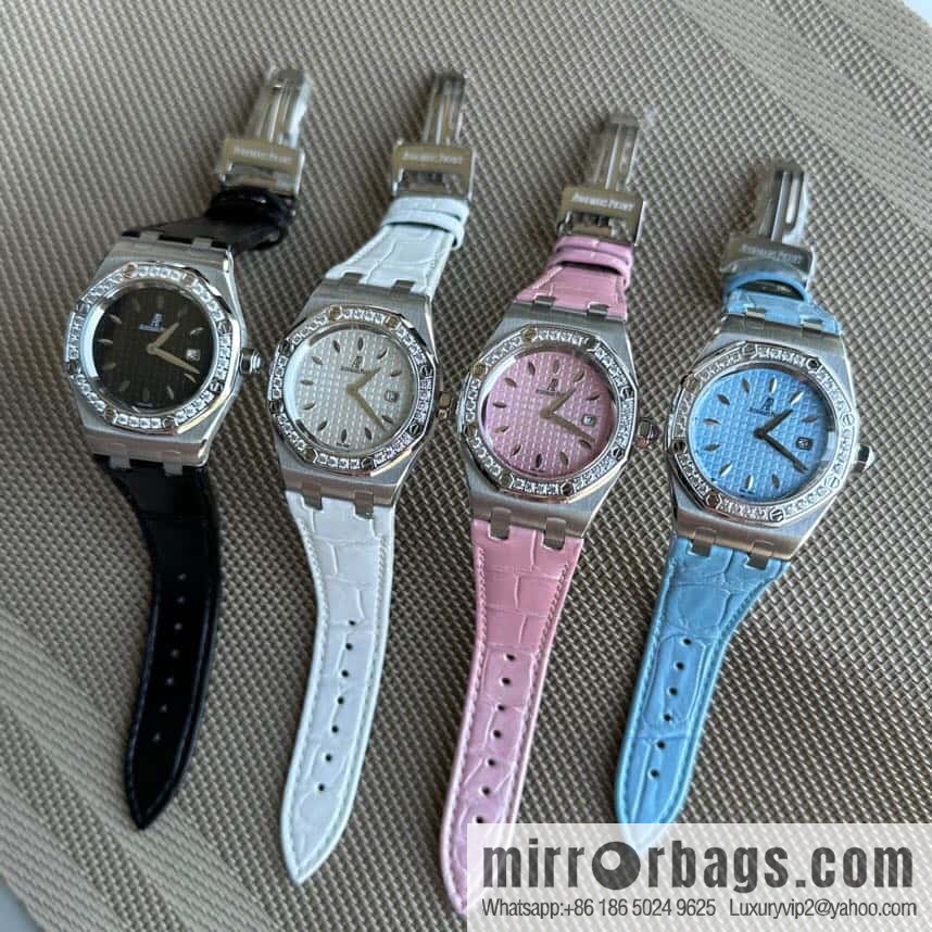 Alligator Leather RF Factory, Audemars Piguet Royal Oak Series Model 67601 Quartz Watch
