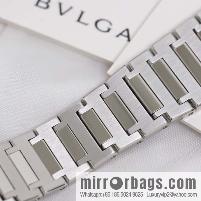 Rose Gold Diamond Bv Bulgari Ladies Quartz Watch