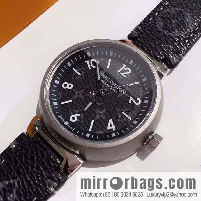 LV men's high-end mechanical watch TAMBOUR MONOGRAM ECLIPSE watch QBB168