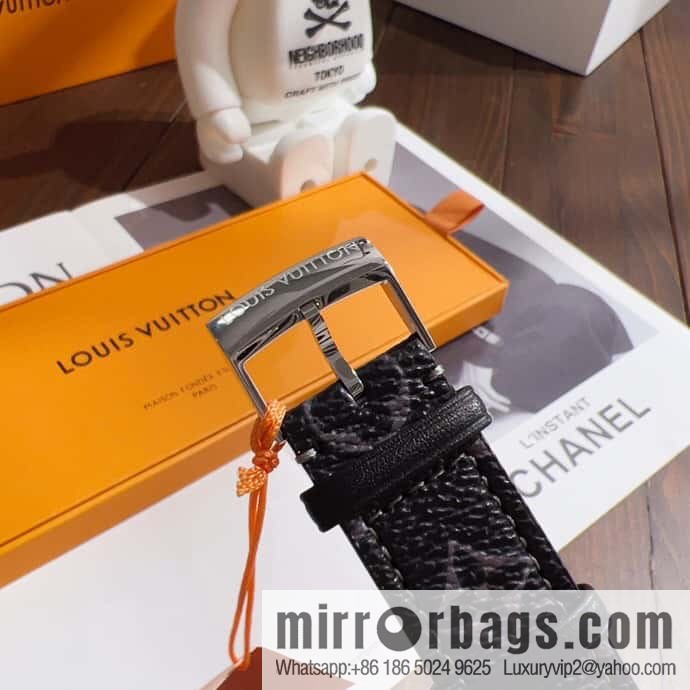 LV men's high-end mechanical watch TAMBOUR MONOGRAM ECLIPSE watch QBB168