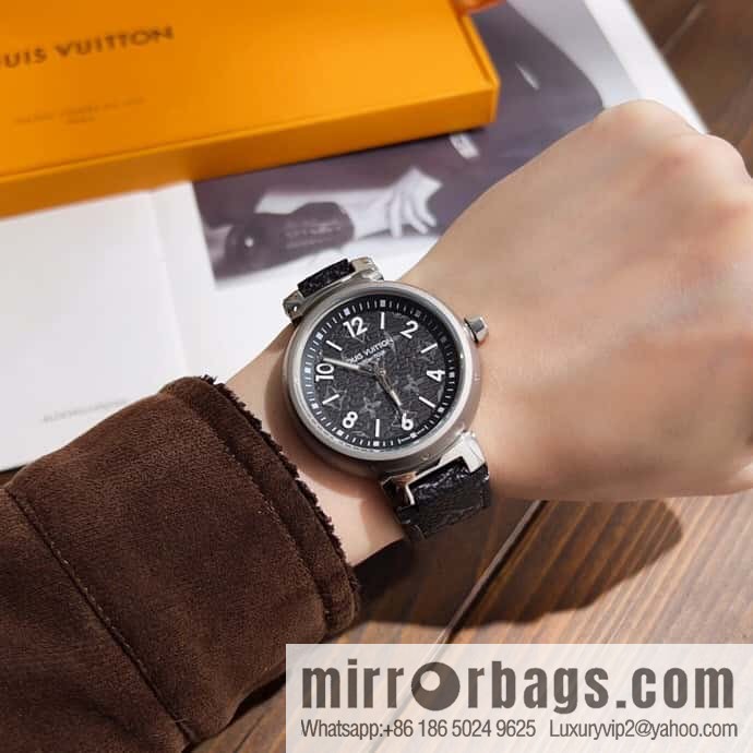LV men's high-end mechanical watch TAMBOUR MONOGRAM ECLIPSE watch QBB168