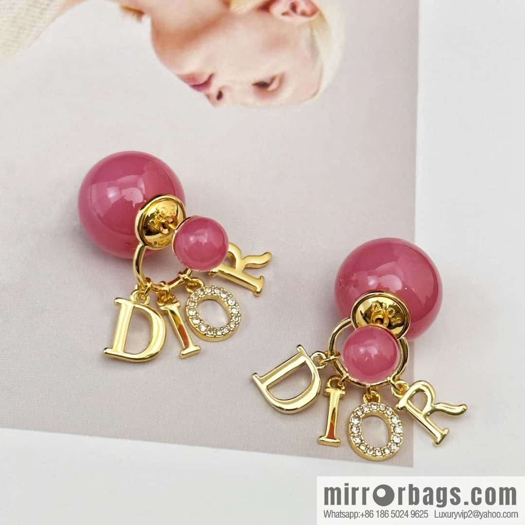 New ☑️ Dior tassel size pearl stud earrings