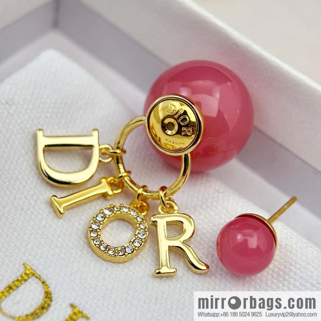 New ☑️ Dior tassel size pearl stud earrings