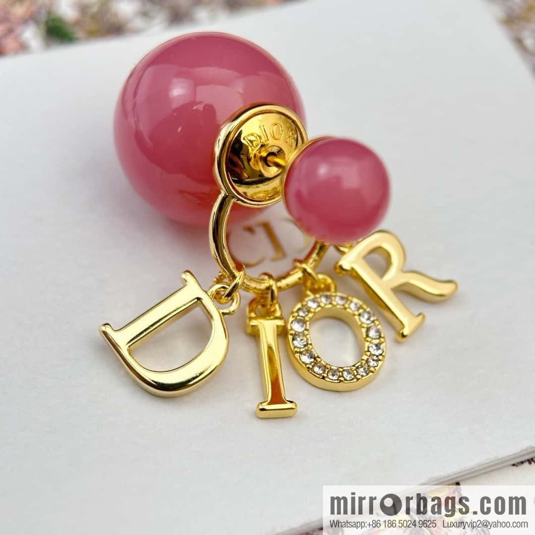 New ☑️ Dior tassel size pearl stud earrings