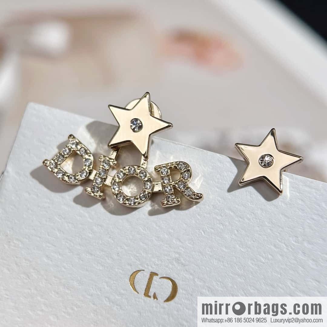 New ☑️ Dior pentagram earrings
