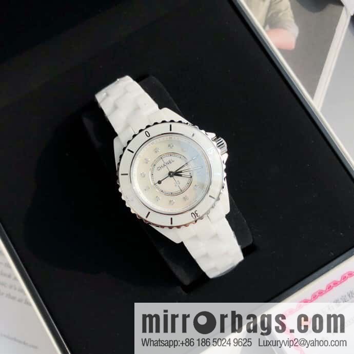 Chanel J12 series color neon Swiss original imported counter ETA movement 33mm watch diameter women's watch