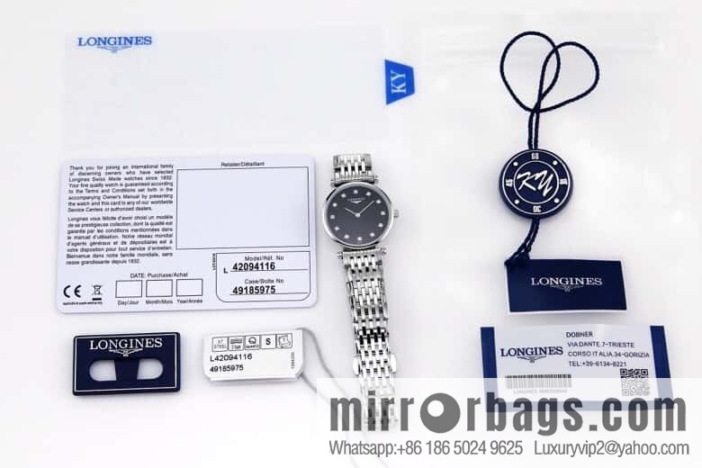 KY Jialan originally produced a 24mm original SWISS L.209.2 Swiss quartz movement real diamond inlaid watch