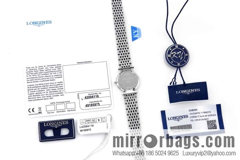 KY Jialan originally produced a 24mm original SWISS L.209.2 Swiss quartz movement real diamond inlaid watch