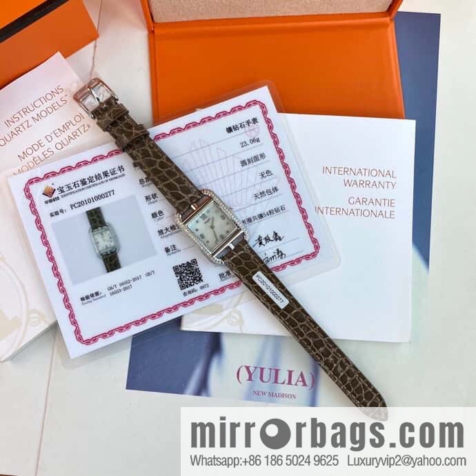 New debut HERMES Hermès watch diameter 23 * 23mm, Swiss ETA original quartz movement Cape Cod series watch