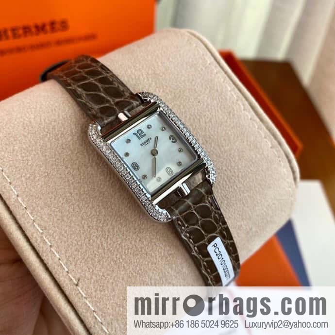New debut HERMES Hermès watch diameter 23 * 23mm, Swiss ETA original quartz movement Cape Cod series watch