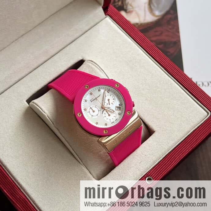 Ferragamo's new sports gender-neutral watch can be worn by men and women in 40mm.