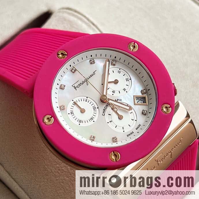 Ferragamo's new sports gender-neutral watch can be worn by men and women in 40mm.