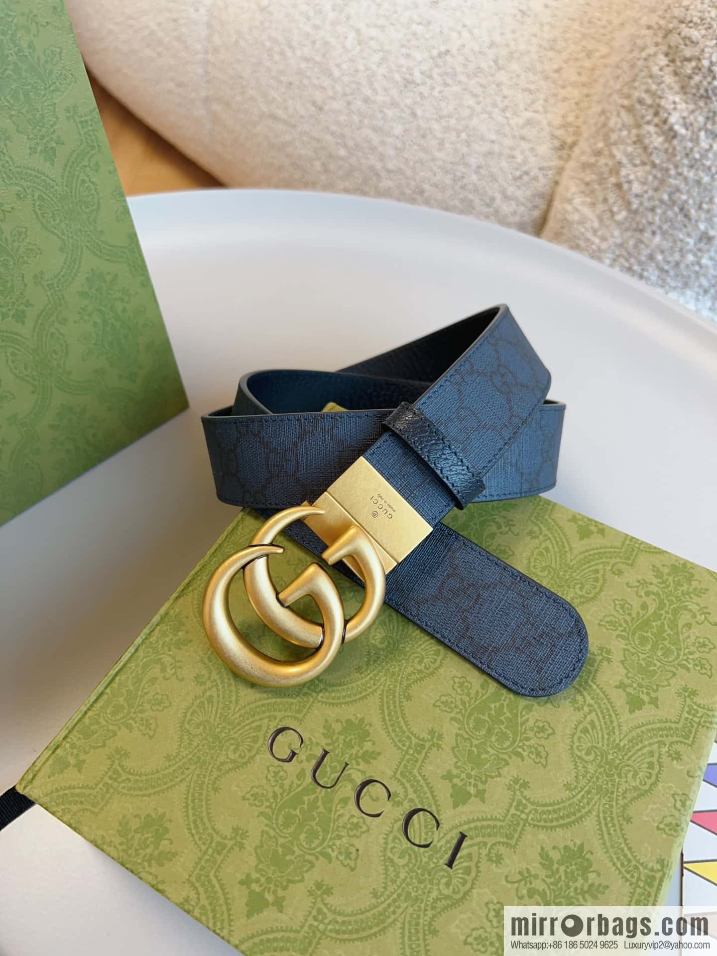 🅿Original leather purchasing grade GG Marmont series double-sided belt, model number 627055.