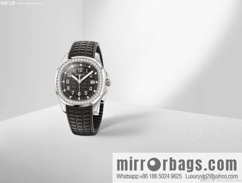 Exclusively launched, the new Patek Felix AQUANAUT series dial is inlaid with 48 vs2.0 real diamonds, about 1.2 carats, the original Swiss quartz movement, the watch size is 38mm