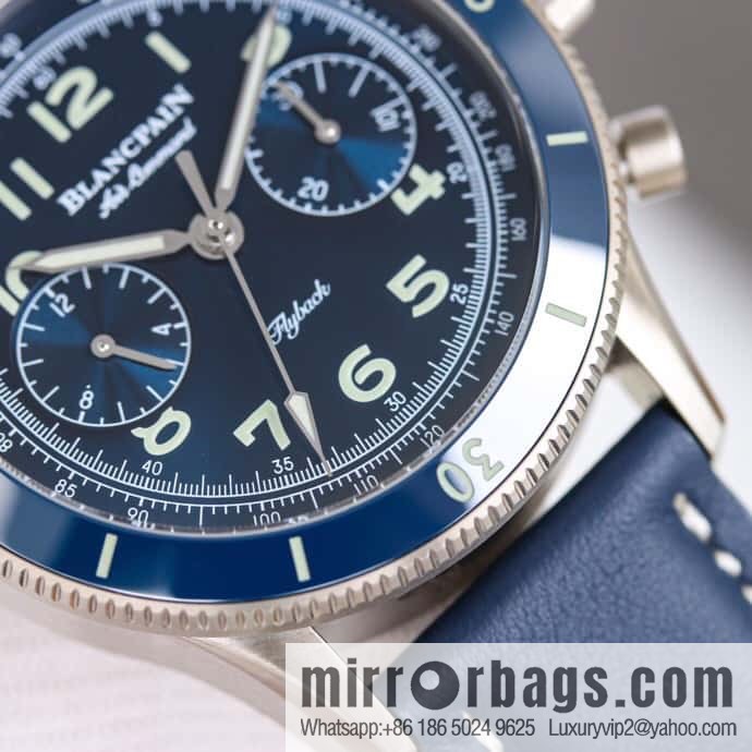IT new Blancpain new Ait Command Air Force Commander series AC02 equipped with Dandong 7750 chronograph movement changed to F388B movement watch