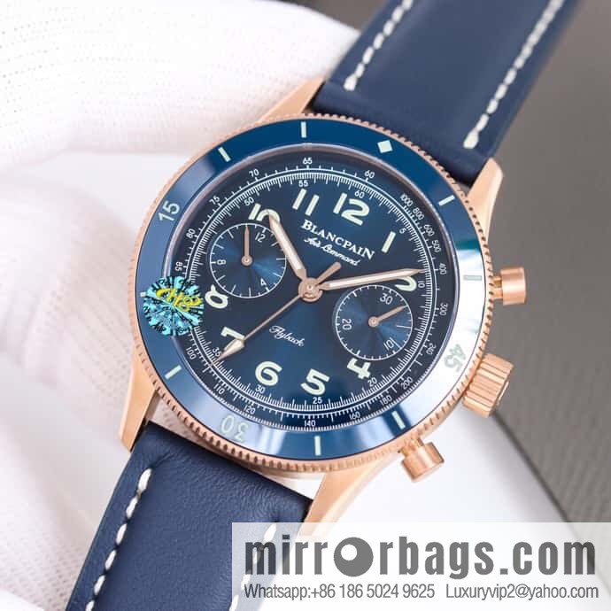 IT new Blancpain new Ait Command Air Force Commander series AC02 equipped with Dandong 7750 chronograph movement changed to F388B movement watch