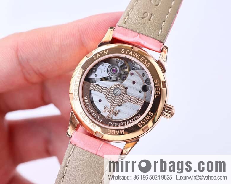 Vacheron Constantin-Vacheron Constantin Ladies Jewelry Series 9-character Sun, Moon and Stars Function Mother-of-Pearl Dial Fashion Women's Watch