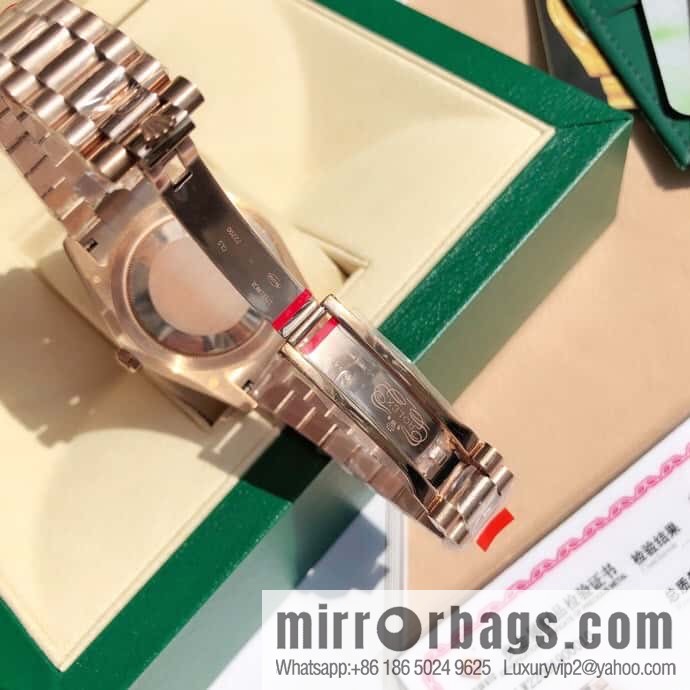 Rolex log type, the whole body is wrapped in 18k gold, the watch diameter is 41mm, and the original Swiss eta-2836 movement watch is loaded.