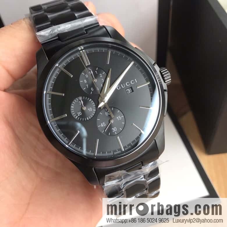 New original Gucci, Gucci Bee stainless steel G-timeless series men's watch original Swiss movement multifunctional six-pin quartz movement watch 42mm diameter