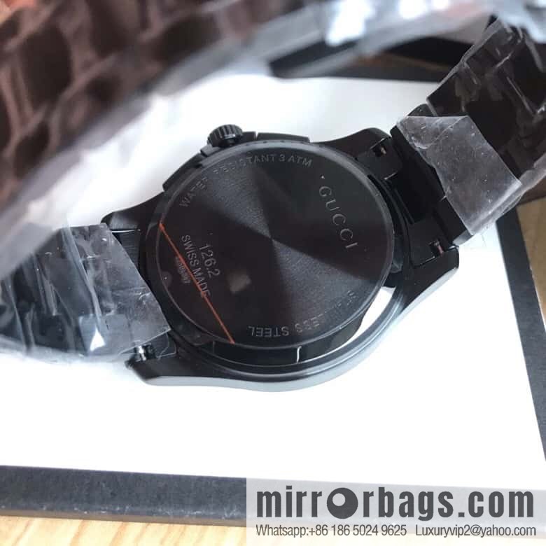 New original Gucci, Gucci Bee stainless steel G-timeless series men's watch original Swiss movement multifunctional six-pin quartz movement watch 42mm diameter