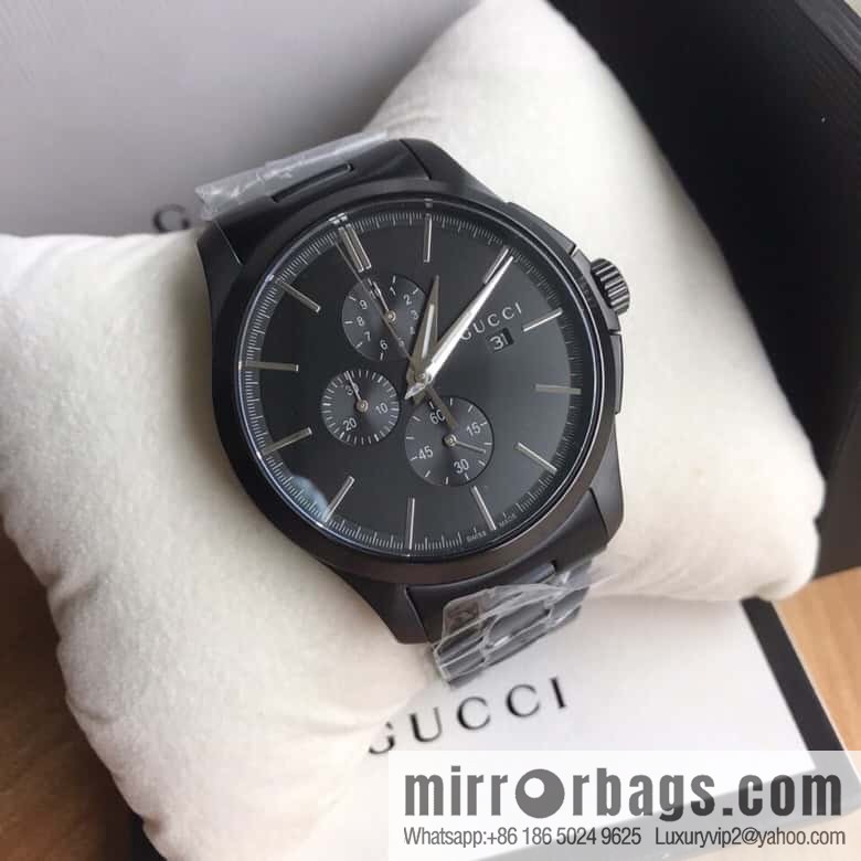 New original Gucci, Gucci Bee stainless steel G-timeless series men's watch original Swiss movement multifunctional six-pin quartz movement watch 42mm diameter